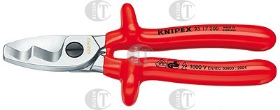 NOZYCE DO KABLI 200MM 1000V KNIPEX