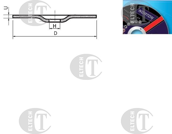 TARCZA T27 125/2,2/22,23 NORTON 1 2 3