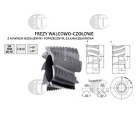 FREZ NASADZANY FI  40,0  32 Z8 NR d16 HSSE