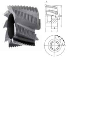 FREZ NASADZANY FI  80,0  45 Z10 NR d27 HSSE