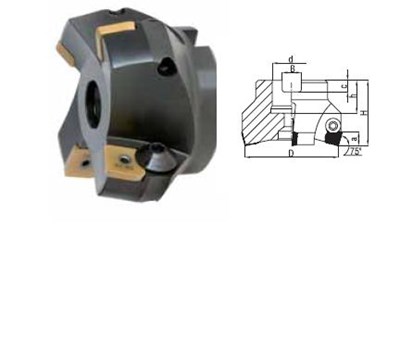 FREZ SKL. GLOWICA FI  80,0 K75°  12/50 Z5 d27 220.27  (HHK/8406/JJ/2020/PL00884 z dn. 18.11.2020)