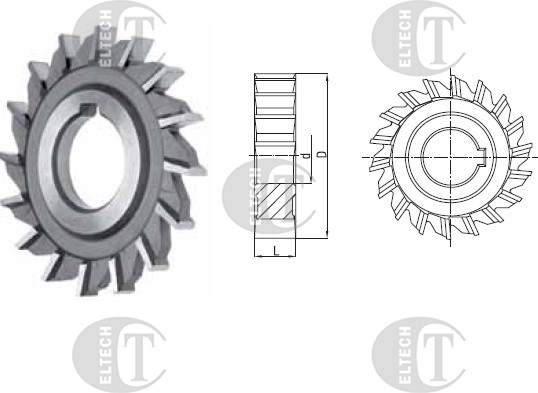 FREZ TARCZOWY FI  63,0  10 Z16 d22 HSS /1246/HK/22/OF/