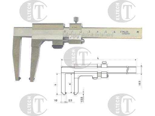 SUWMIARKA SPEC. 100 DO TARCZ HAMULC. 0,1  SZCZEKI 120MM