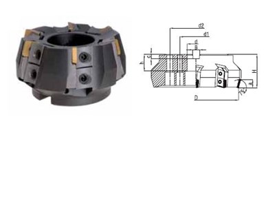 FREZ SKL. GLOWICA FI  80,0 K75°  12/50 Z6 d27 R257.1