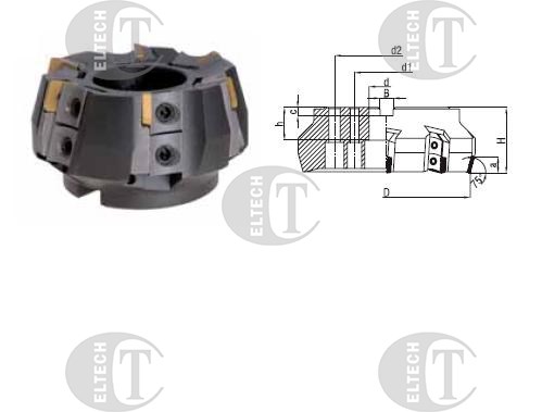 FREZ SKL. GLOWICA FI  80,0 K75°  12/50 Z6 d27 R257.1