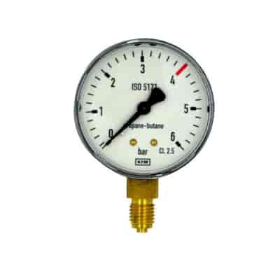 MANOMETR M63  0- 6 BAR PROPAN-BUTAN