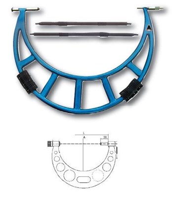 MIKROMETR 700-800 PRZESUWNE KOWAD.