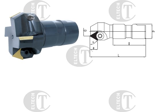 FREZ SKL. TRZPIENIOWY FI 63,0 K40°  22/130 Z4 HB50 215.17