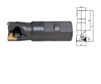 FREZ SKL. TRZPIENIOWY FI 32,0 K90°  16/100 Z2 HB32 215.17