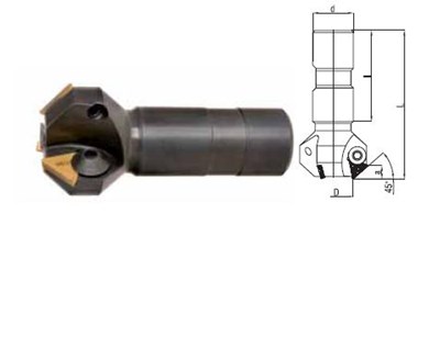 FREZ SKL. TRZPIENIOWY FI 32,0 K45°  16/145 Z3 MK4 215.17