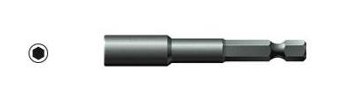 KONCOWKA NASAD. 6.0/50MM Z MAG.869/4M  WERA