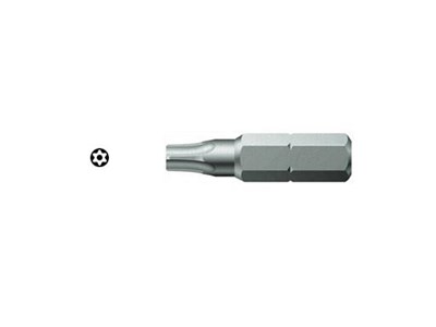 BIT 1/4”- TX10- 25MM  TORX  Z OTWOREM  WERA