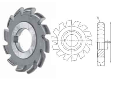 FREZ TARCZOWY KSZTALTOWY FI 125,0  30 Z12 d32 HSS