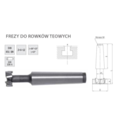 FREZ TEOWY FI 16,0 7/57 Z6 HA12 HSS