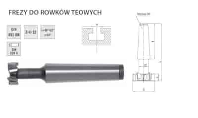 FREZ TEOWY FI 16,0 7/57 Z6 HA12 HSS