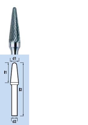 PILNIK OBROTOWY KEL FI 16 33/ 78 HA8 D HM STOZKOWY ZAOKRAGLONY