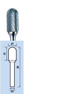 PILNIK OBROTOWY WRC FI 12 25/ 70 HA6 ALU HM WALCOWY ZAOKRAGLONY