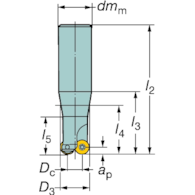FREZ CZOLOWY R300-016A20L-08L