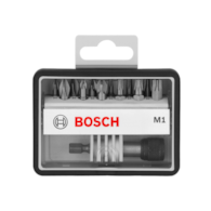 ZESTAW KONCOWEK BIT 1/4  M1 25MM 12+1 PC /PH, PZ, TX/ DIN3126 EXTRA HART ROBUST LINE