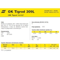 DRUT FI 2.40/1000 309L OK 16.53 TIGROD /5kg/
