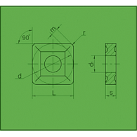 PLYTKA SCMT 09T304 NSU AC630M