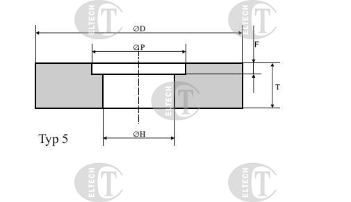 TARCZA T5-A-  16/25/ 6 99A 60K / 9x18/ BIALA