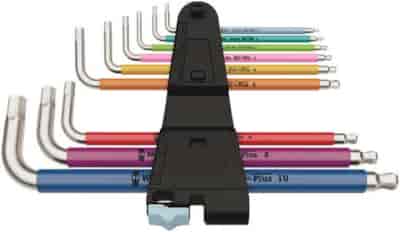 KLUCZE IMBUS. 1.5-10 Z KUL INOX   WERA