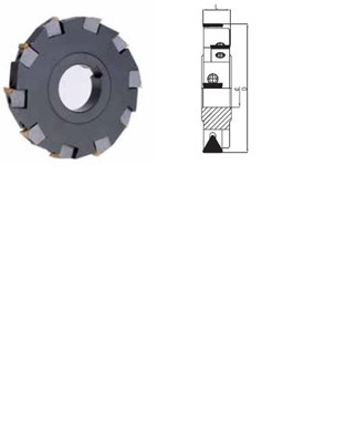 FREZ SKL. TARCZOWY FI 160,0 K90° 12/16 Z16 D40 334.51