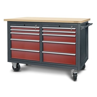 WOZEK WARSZT. HWW04: 2 SZAFKI S13, BLAT LAKIEROWANY