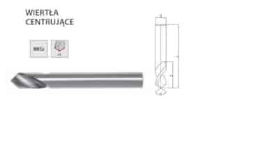 WIERTLO NC 90° FI  5,00 12/50MM VHM TIN