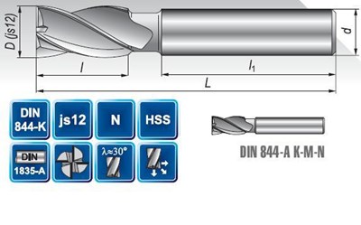 FREZ TRZPIENIOWY NFPA FI 25,0  45/121 Z6 HA25 HSS