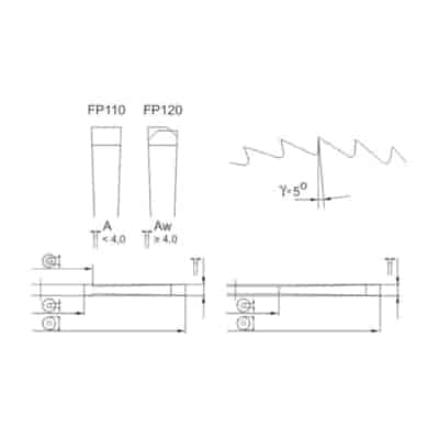 FREZ PILKOWY FI  25,0   0,8 Z64A d8 HSS