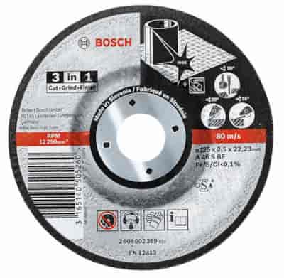 TARCZA T42 115/2,5/22 MET. INOX 3W1