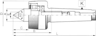 KIEL TOKARSKI OBROTOWY 8810-4/I