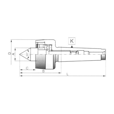 KIEL TOKARSKI OBROTOWY 8811-1/I