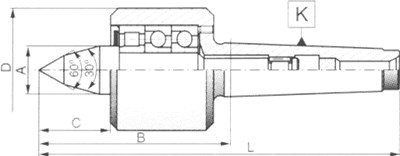 KIEL TOKARSKI OBROTOWY 8814NC-5/I