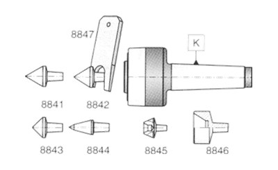 KIEL TOKARSKI OBROTOWY 8831-4/I KPL