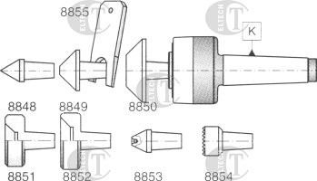 KIEL TOKARSKI OBROTOWY 8832-5/I KPL