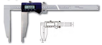 SUWMIARKA  300 CYFR.   12” 3V/ABS/DATA SZCZEKI 150 1-STR