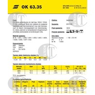 ELEKTRODA OK 63.35 3.2/1.7 /KARTON 5.1 KG/1/2 VP