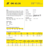 ELEKTRODA OK 63.35 3.2/1.7 /KARTON 5.1 KG/1/2 VP