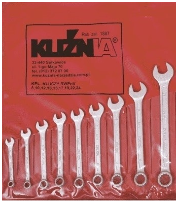 KLUCZE RWPN PL.OCZ. KPL (9SZT.) 8-24   KUZ.