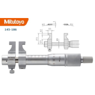 MIKROMETR  25- 50 WEW. KONC. PLASKIE