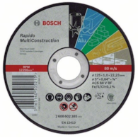 TARCZA T41 125/1,0/22  RAPIDO MULTICONSTRUCTION