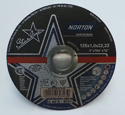 TARCZA T41 125/1,0/22,23 A60R-BF41 STARLINE