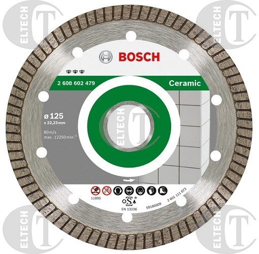 TARCZA DIAM. 125/22,23 BEST FOR CERAMIC EXTRACLEAN TURBO  BOSCH