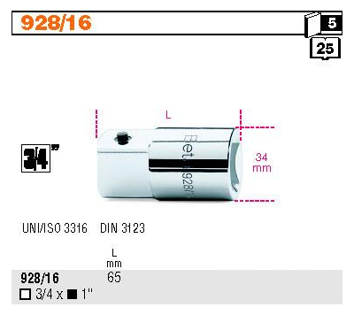 ADAPTER  3/4 -1    BETA
