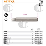 BIT 10MM- TX20- 75MM  TORX  BETA