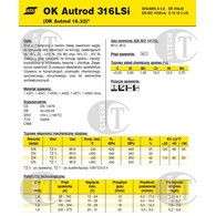 DRUT FI 0.8/ 5 316L-SI OK16.32 AUTROD