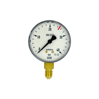 MANOMETR M63  0-40 BAR ACET.